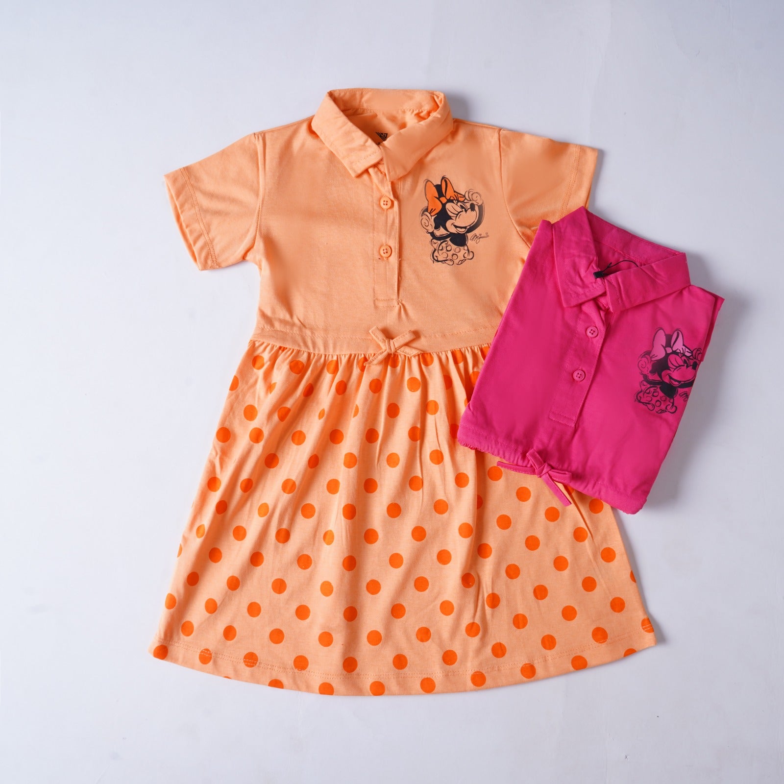 Girls premium quality Frocks Minnie Shirt – FS-0068