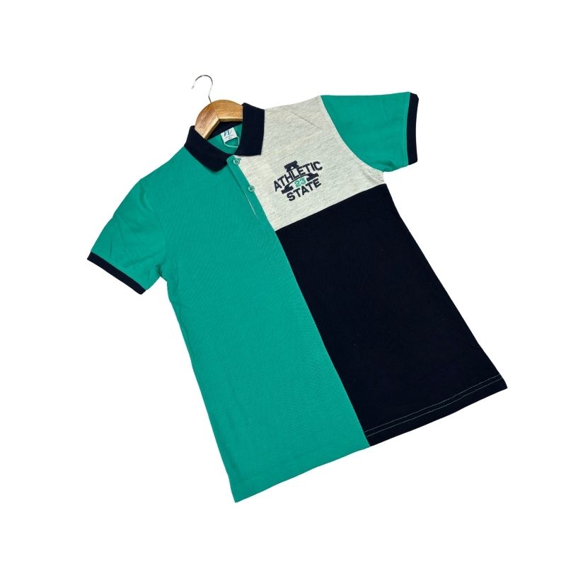 Boys 23 State Collar T-Shirt – PK Fabric – TS-0002