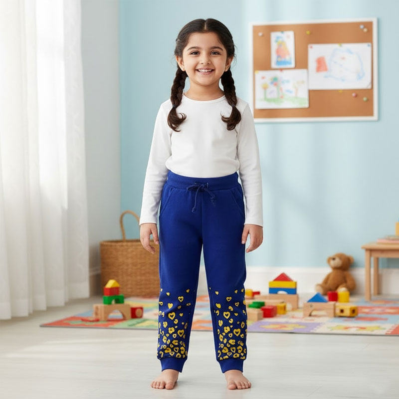 Girls Heart Trousers TR-0008