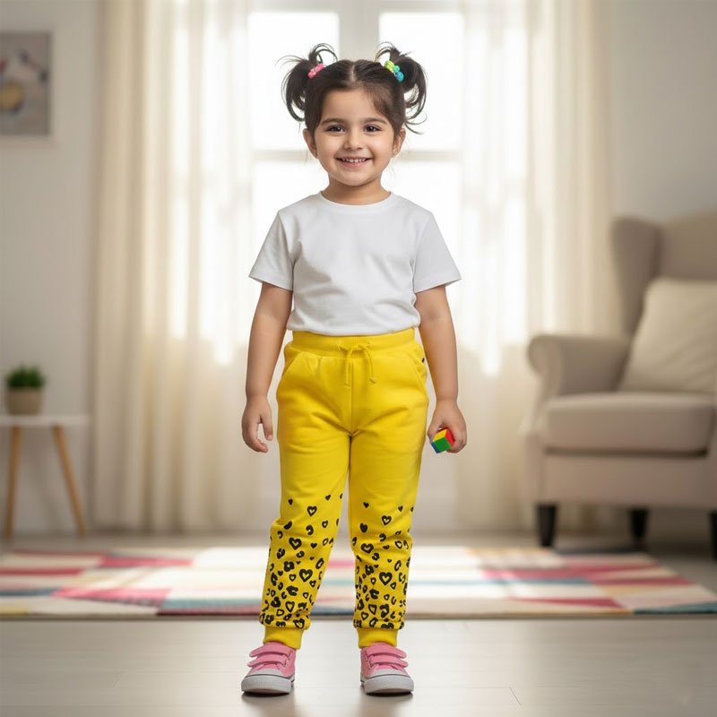 Girls Heart Trousers TR-0008