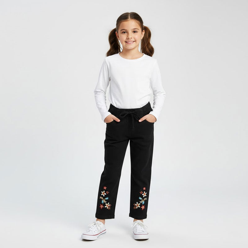 Girls Embroidered Jeans JN-0127
