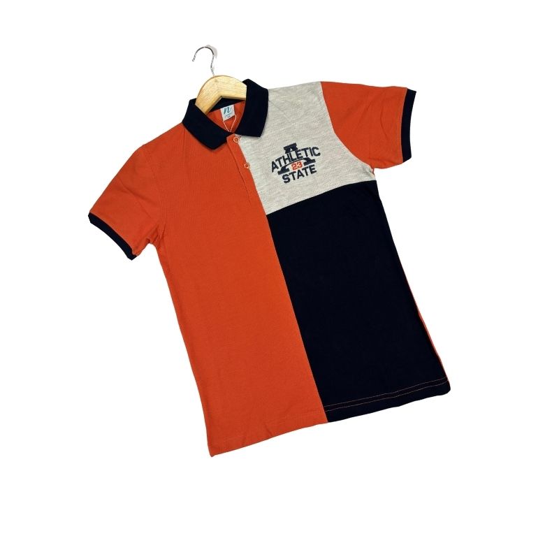 Boys 23 State Collar T-Shirt – PK Fabric – TS-0002