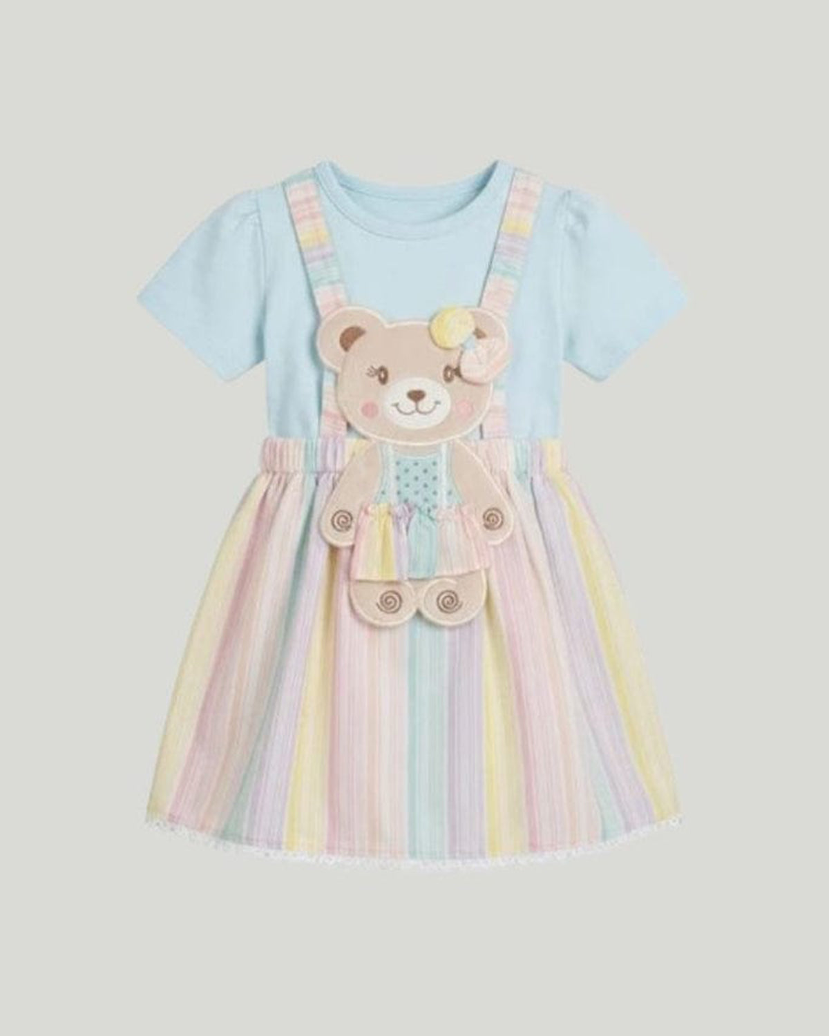 Girls Bear Frock Romper GW-0041