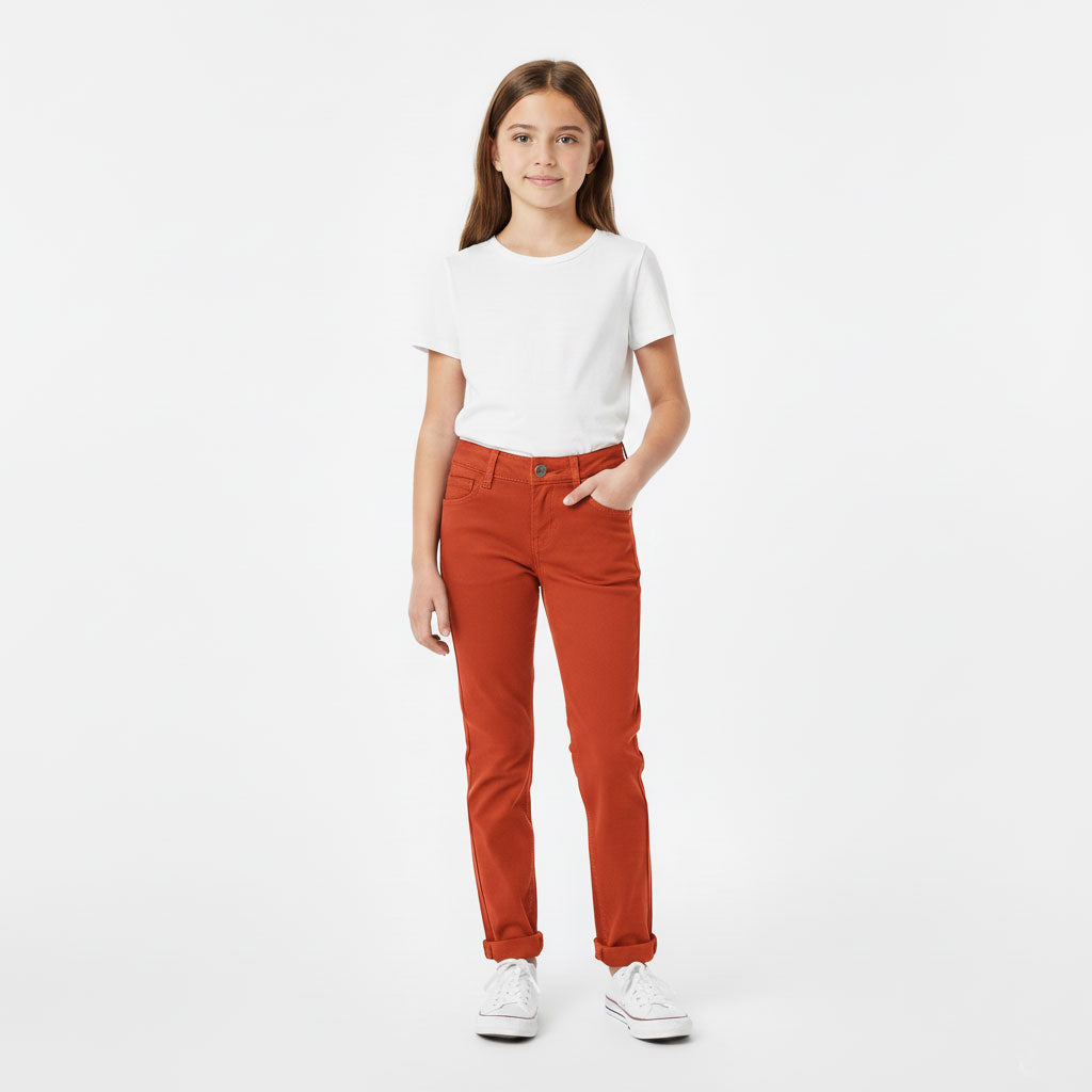 Girls Smart Cotton Pant JN-0016