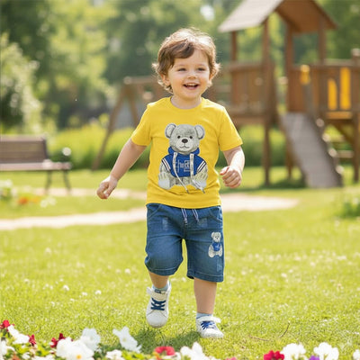 Toddlers Bear Suit – T-Shirts & Shorts Set - TD-0110