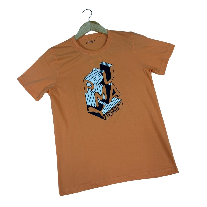 Puma Boys Round Neck Premium T-Shirt – TS-0014