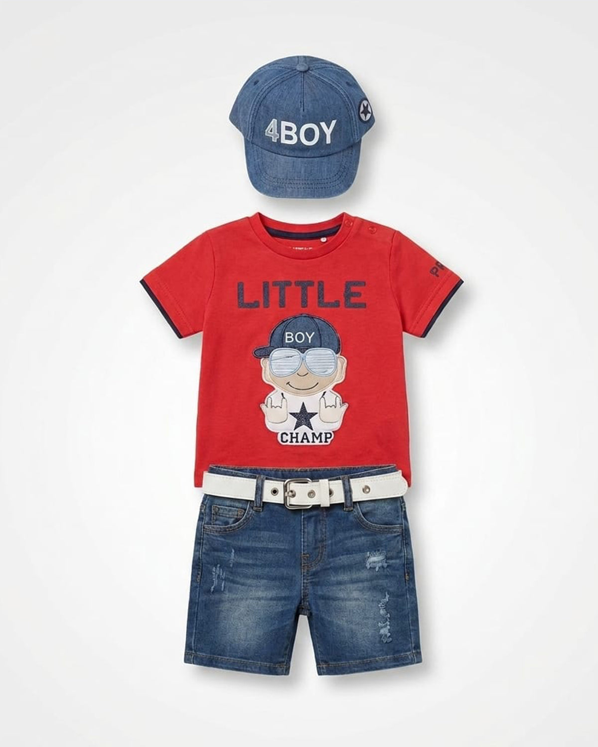 Boys Suits Cap/Belt BW-0026