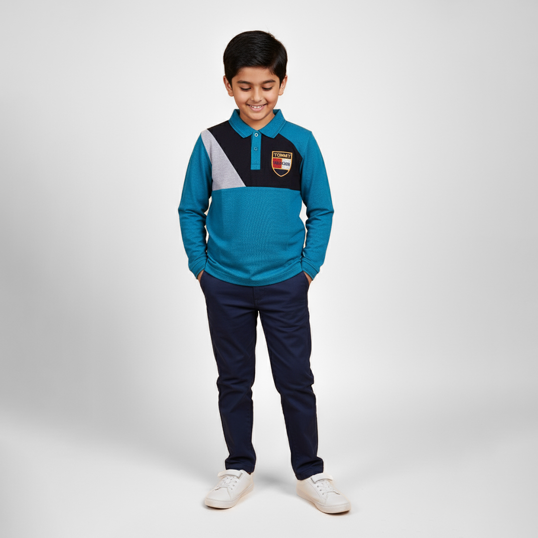 Boys Tommy Collar T-Shirt – TS-0134