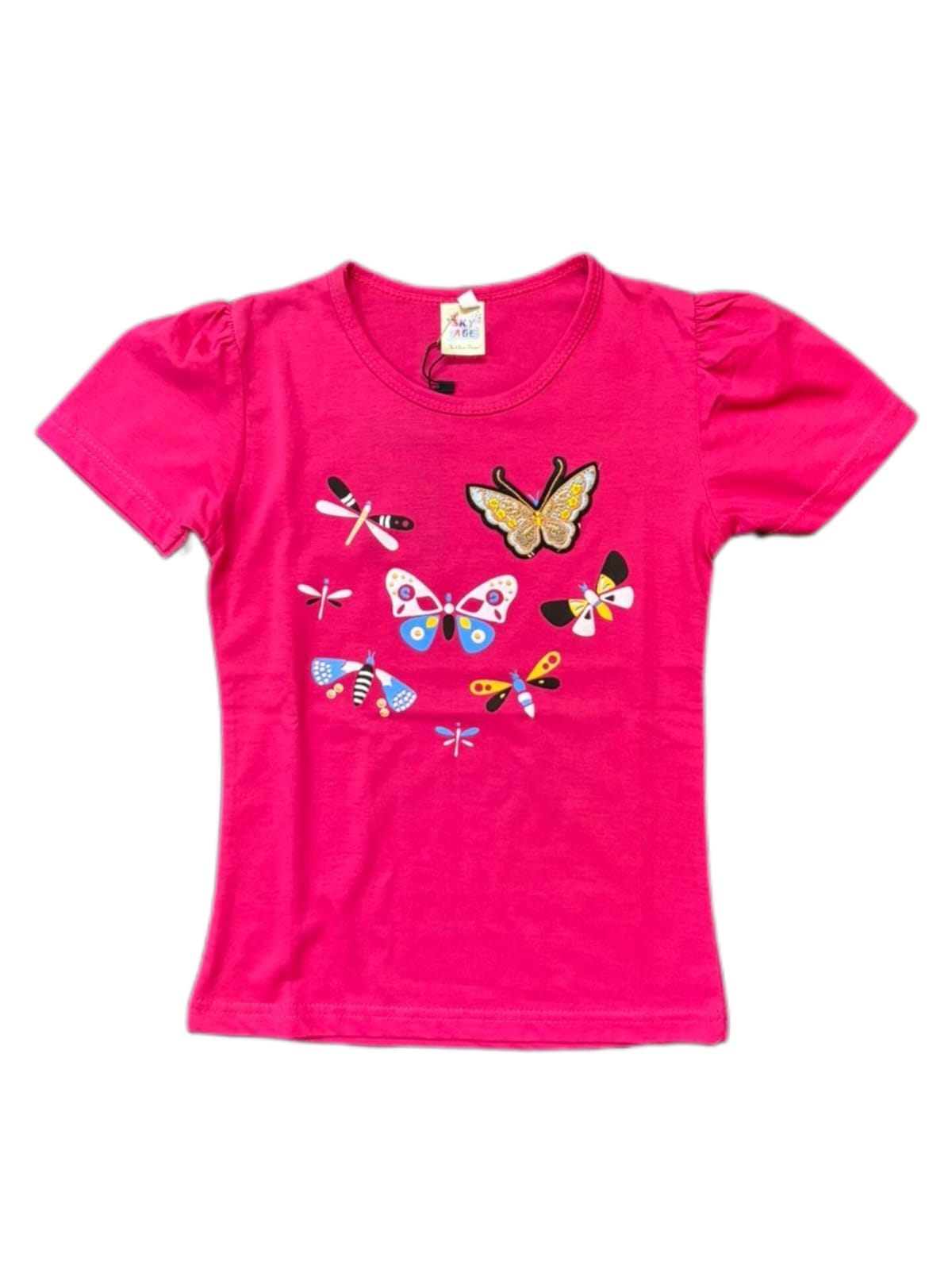 Girls Butterfly T-Shirt TS-0418