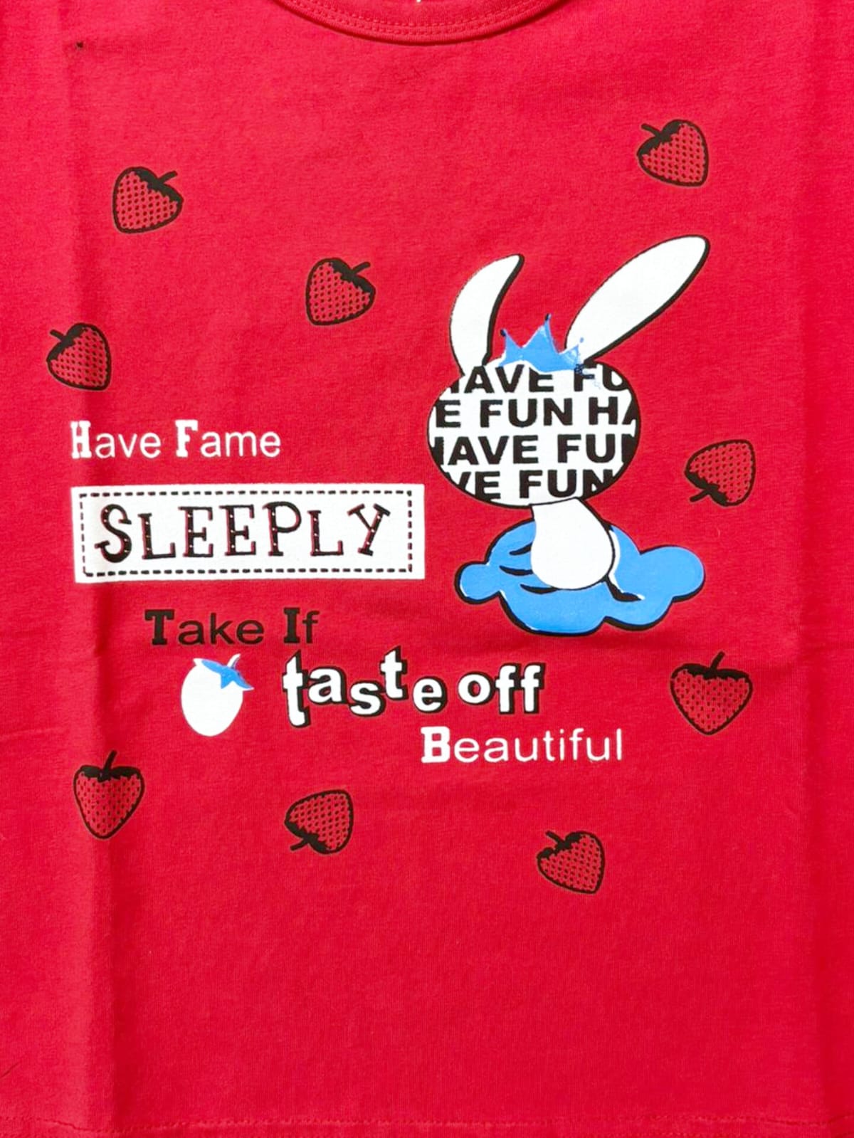 Girls Strawberry T-Shirt TS-0425