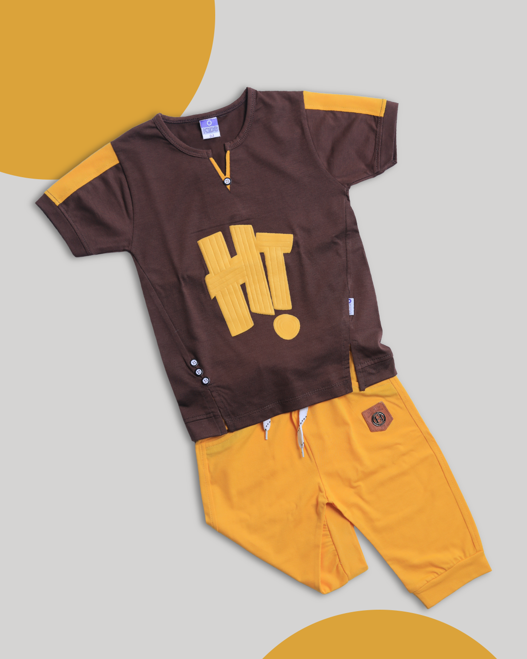 Toddlers T-Shirt & Shorts Suit – Soft Malai Jersey - TD-0104