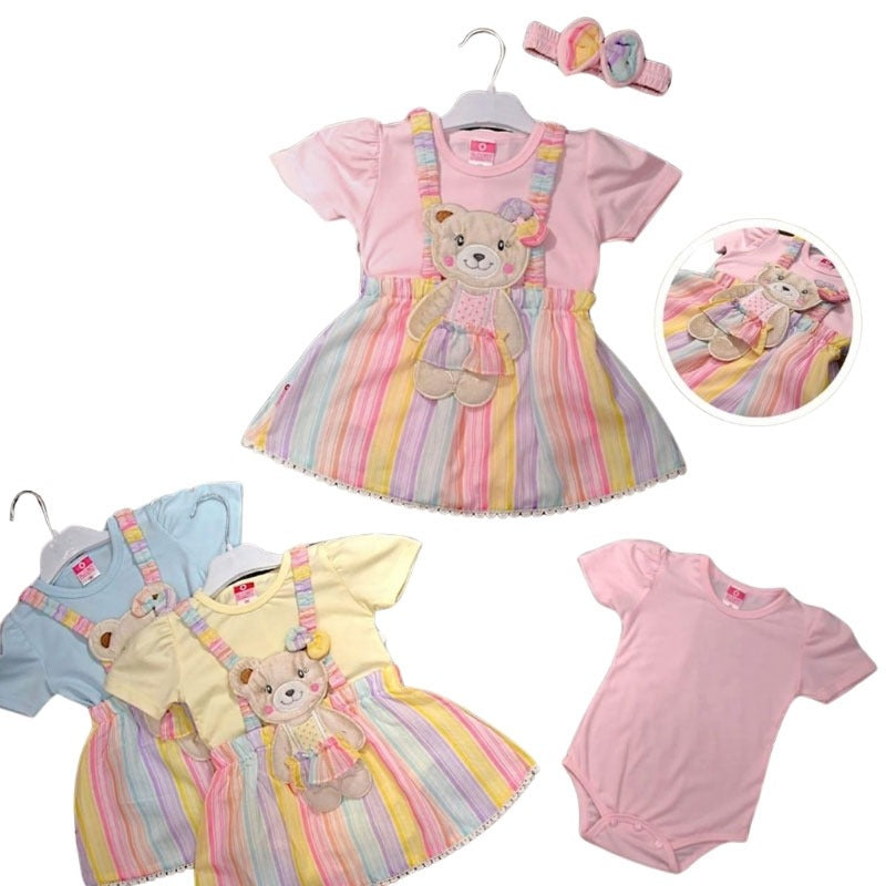 Girls Fancy Suit – Bear Design – GW-0041