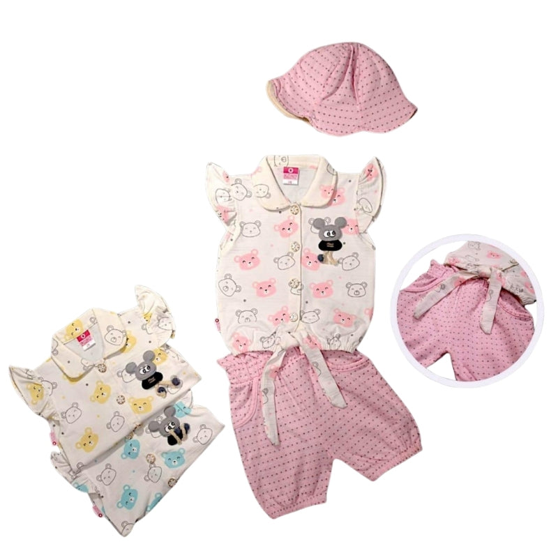 Girls Fancy Suit with Cap – GW-0038