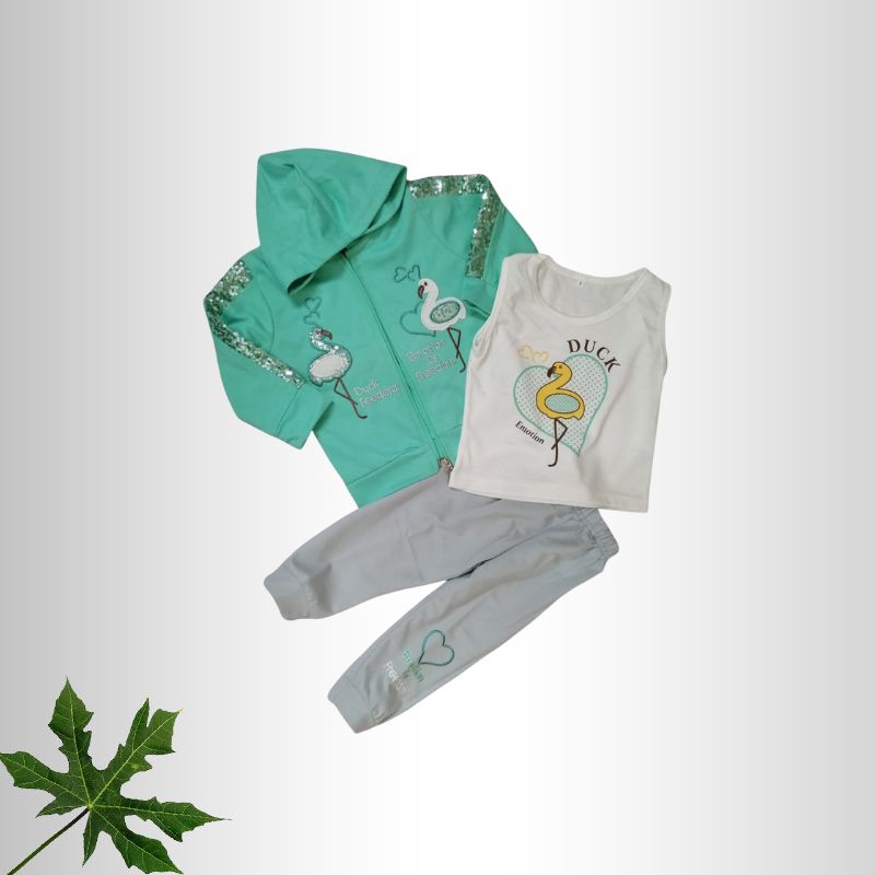 Toddlers Girls 3pcs Suits TD-0095