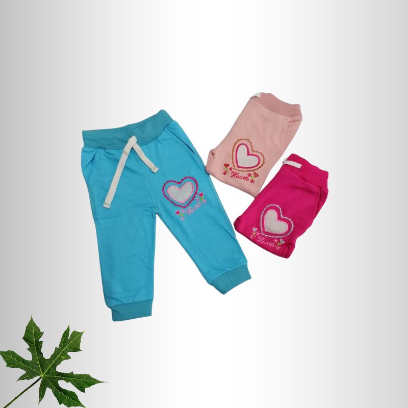 Girls Terry Trousers Heart Design – GT-0120