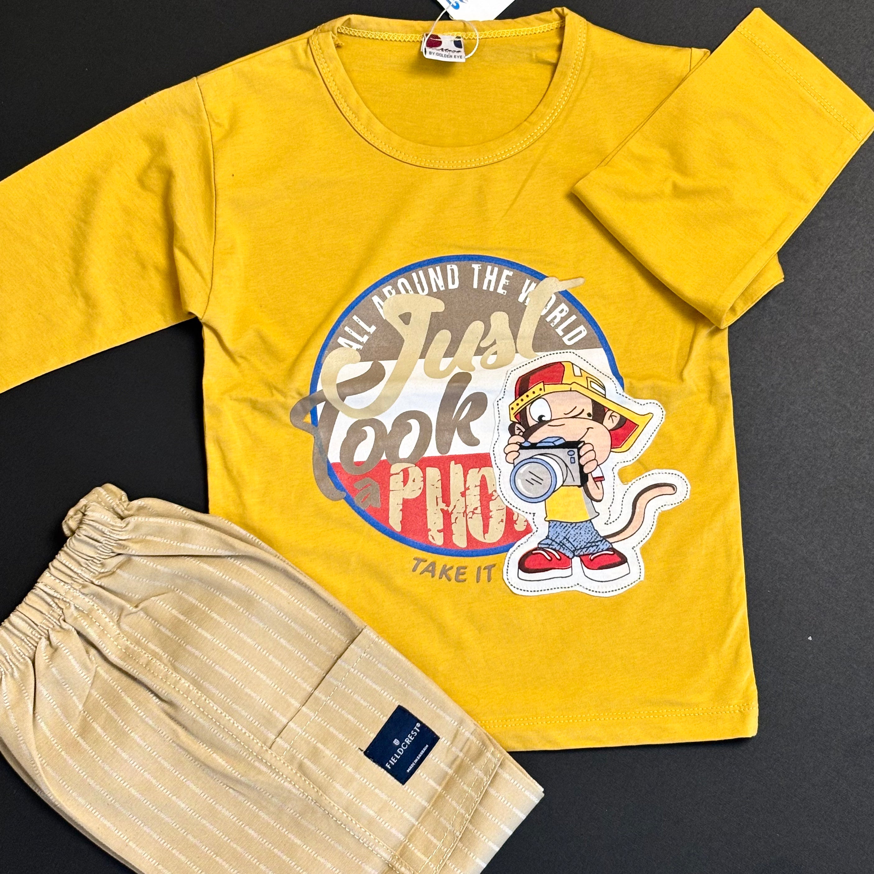 Toddlers Fancy Suits – T-Shirts and Pant Set – TD-0093