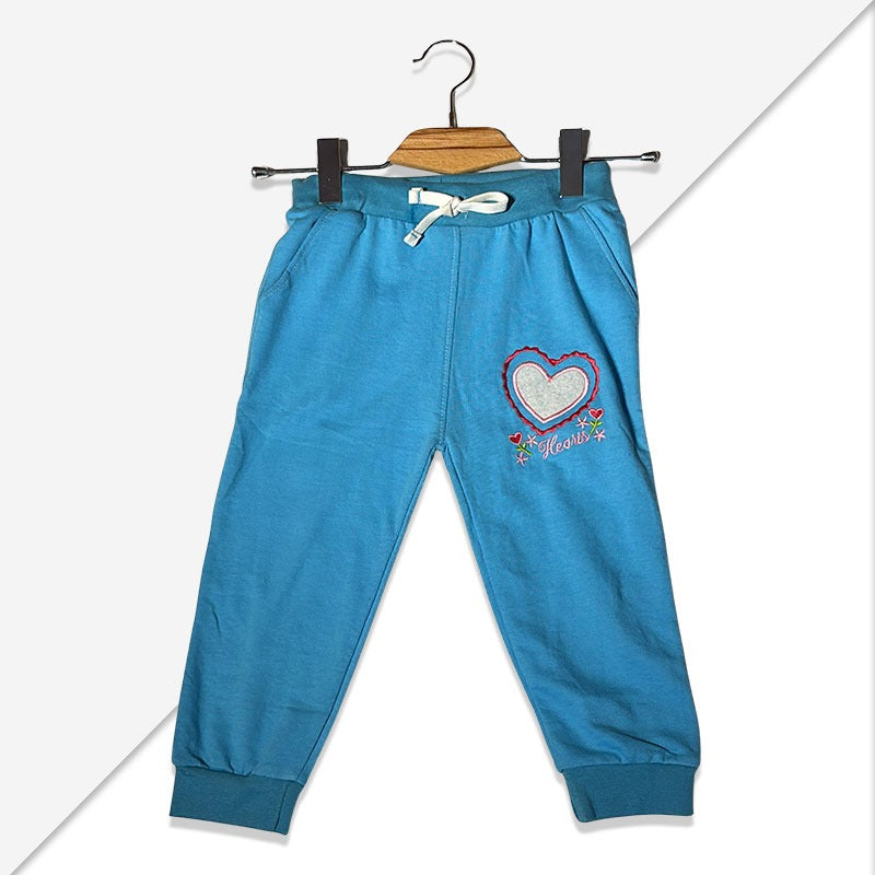 Girls Terry Trousers Heart Design – GT-0120