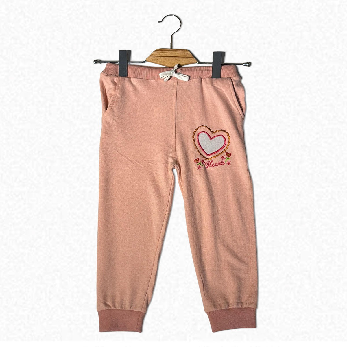Girls Terry Trousers Heart Design – GT-0120