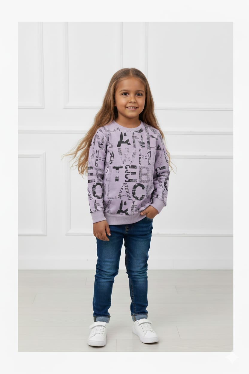 Girls Sweatshirt Fleece TS-0262
