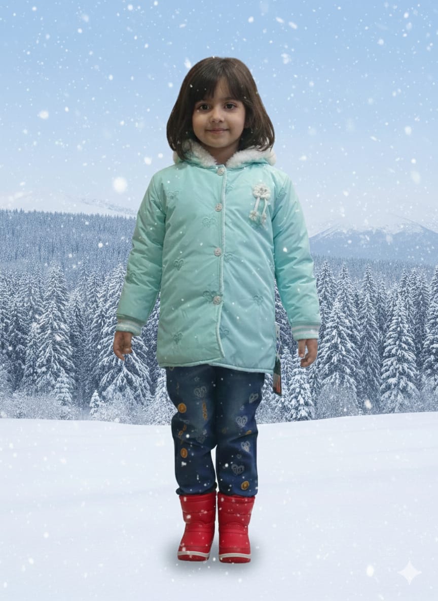 Girls Hoodies Puff Suits GW-0302