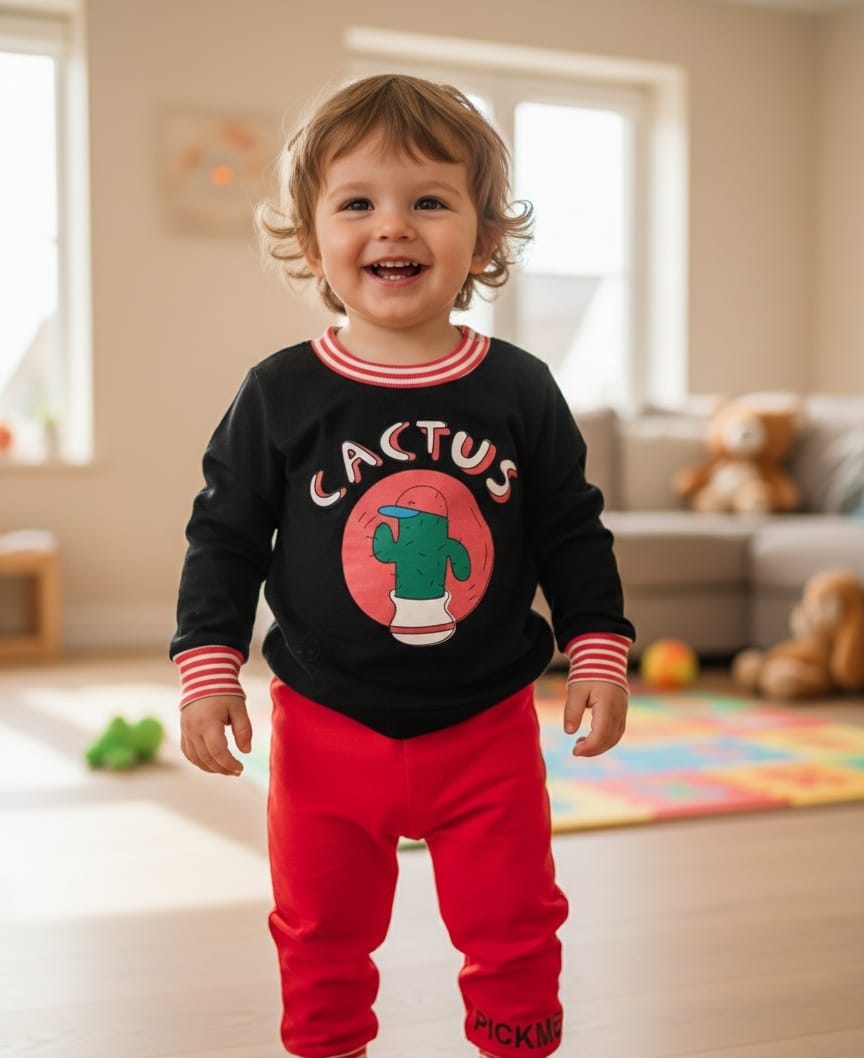 Toddlers Cactus Suit TD-0341