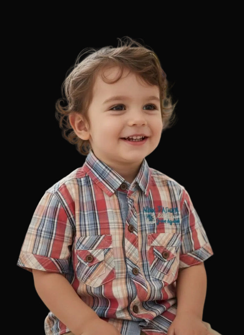 Boys Check Shirt ST-0251
