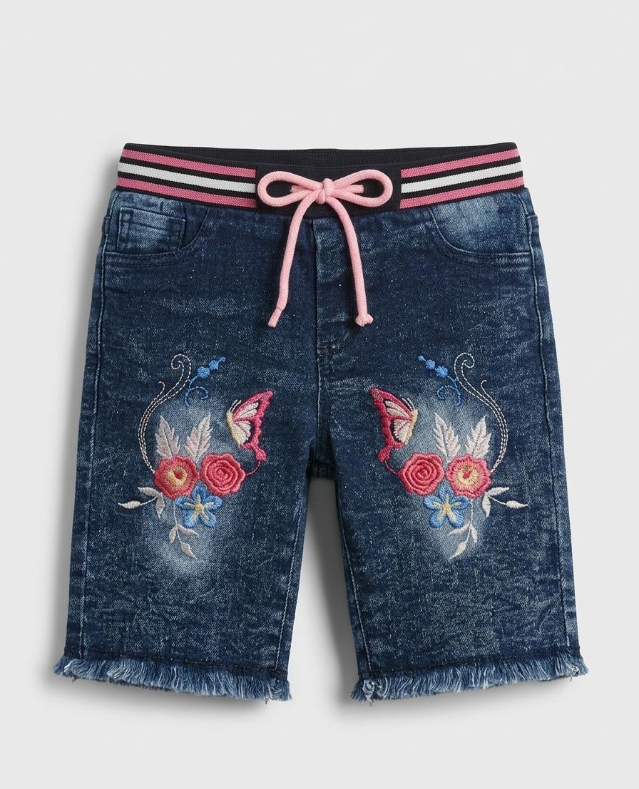 Toddlers Girls Denim Shorts SH-0499