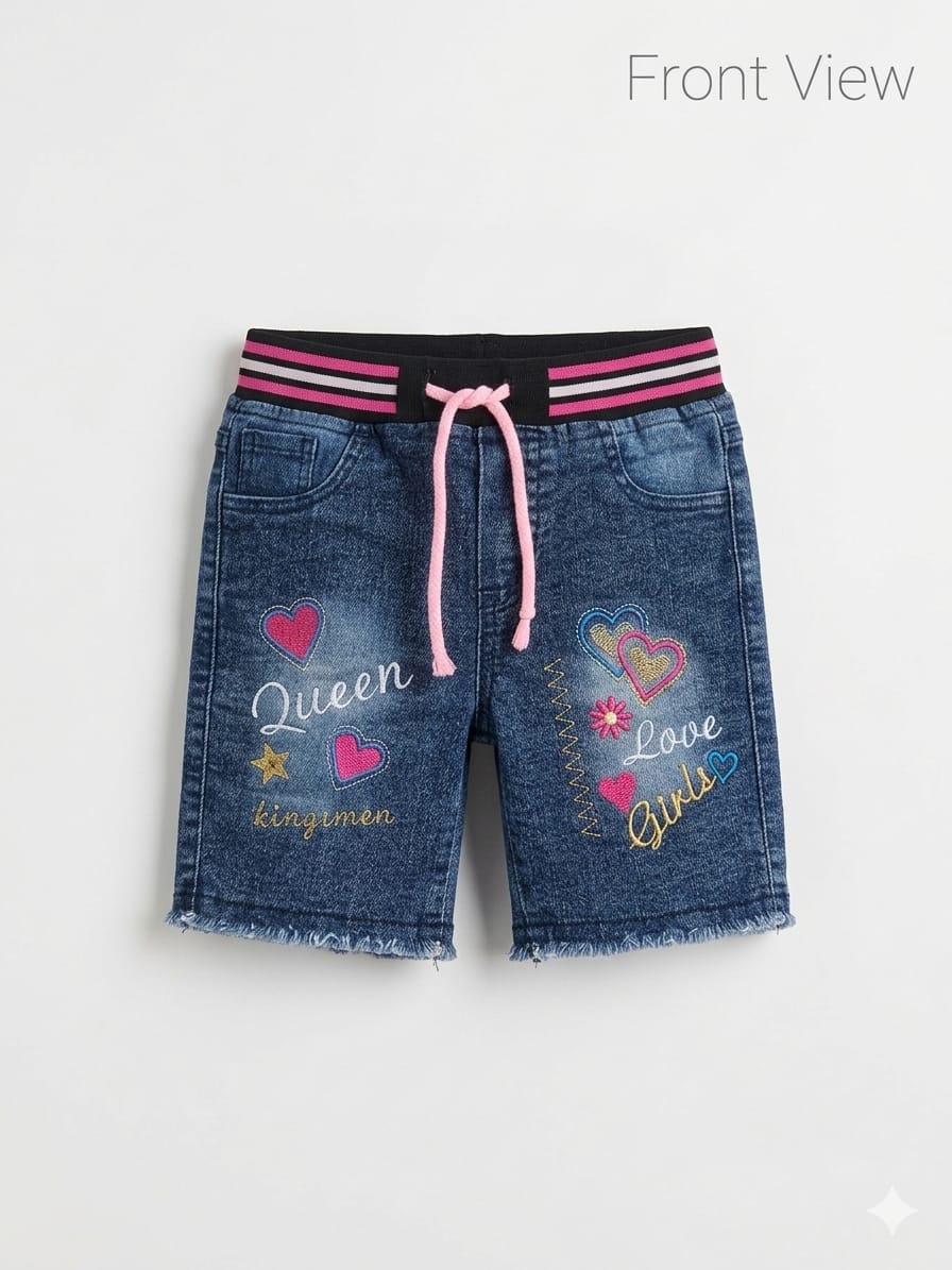 Girls Denim Shorts SH-0502