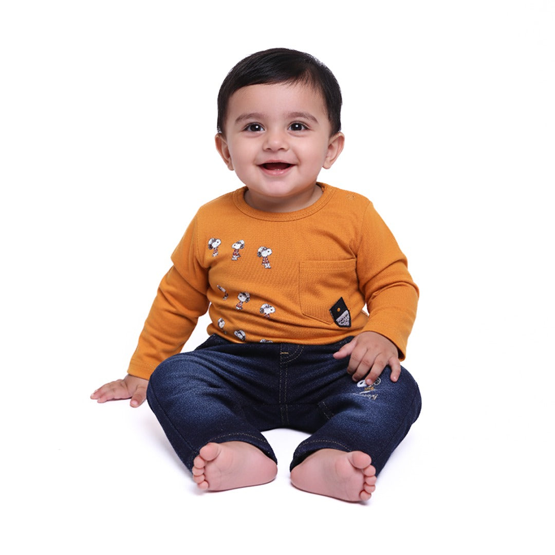 Toddlers and Infant Trendy Suits with Jeans - TD-0139