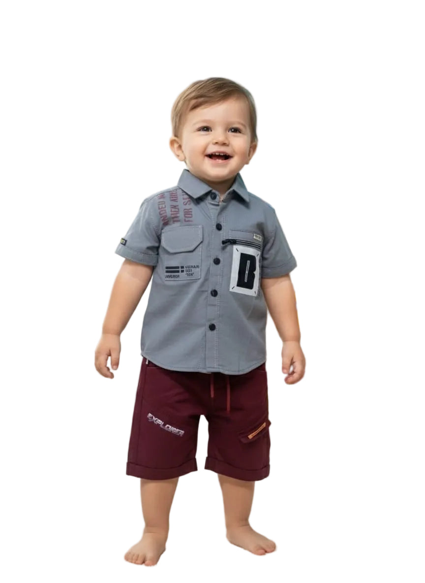 Toddlers Shirt Suits TD-0347