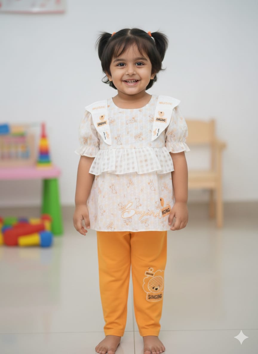 Toddlers Girls Frock Suits TD-0188