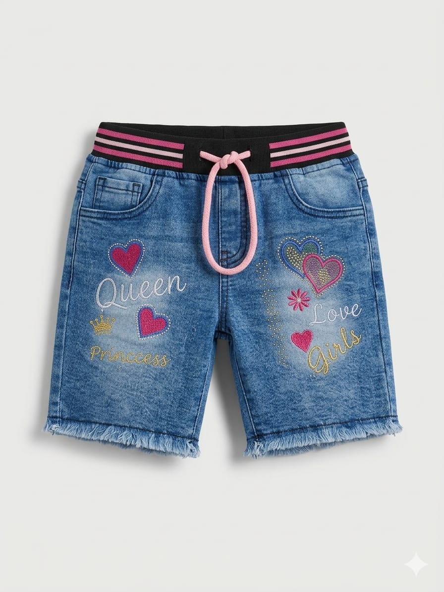 Girls Denim Shorts SH-0502