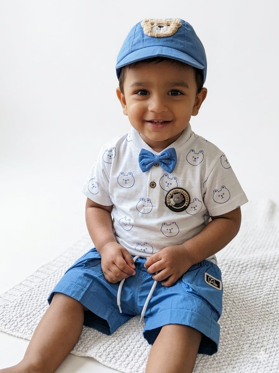 Toddlers Suits With Cap TD-0447