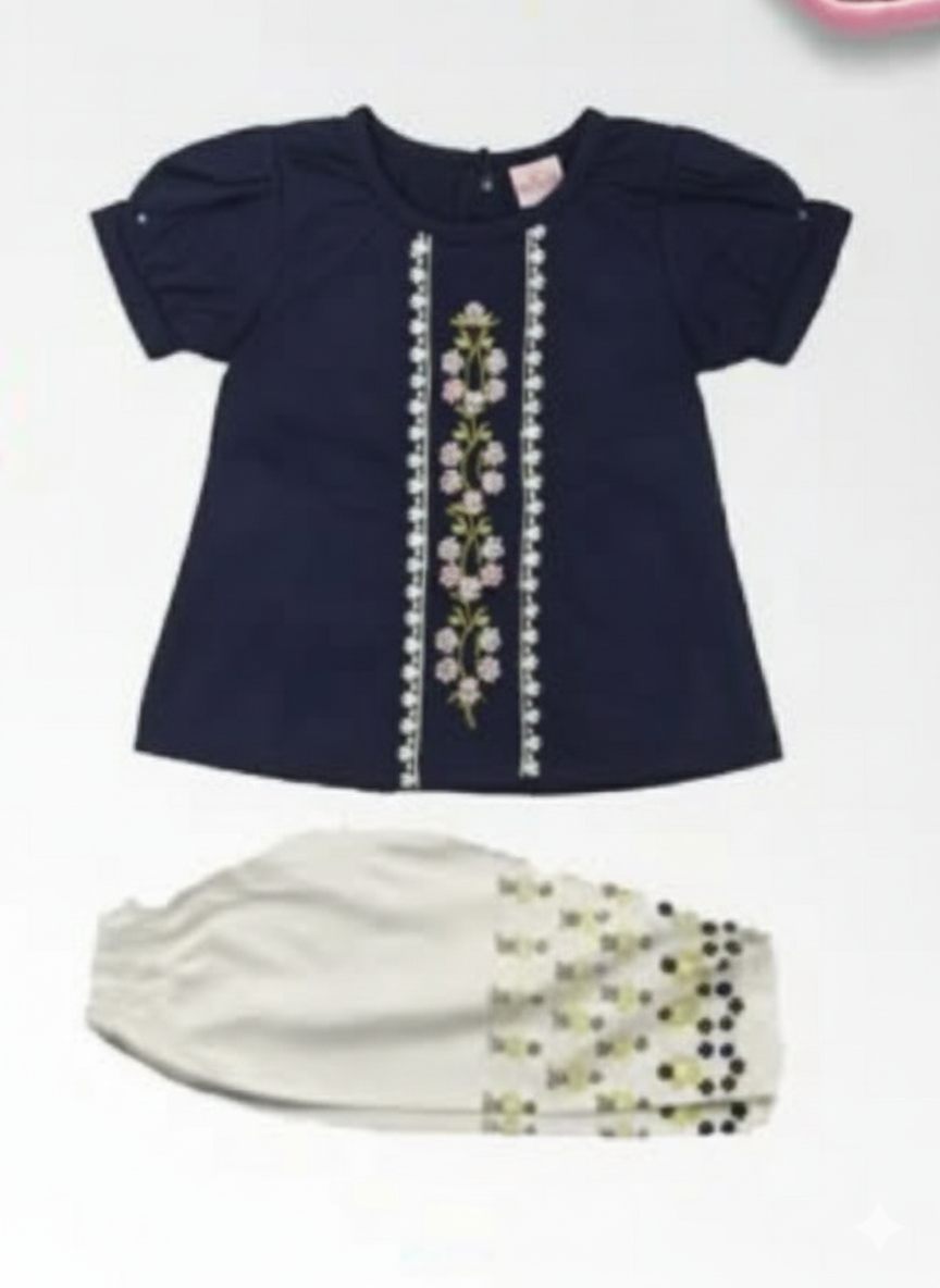 Toddlers Girls Fancy Cotton Suits TD-0087