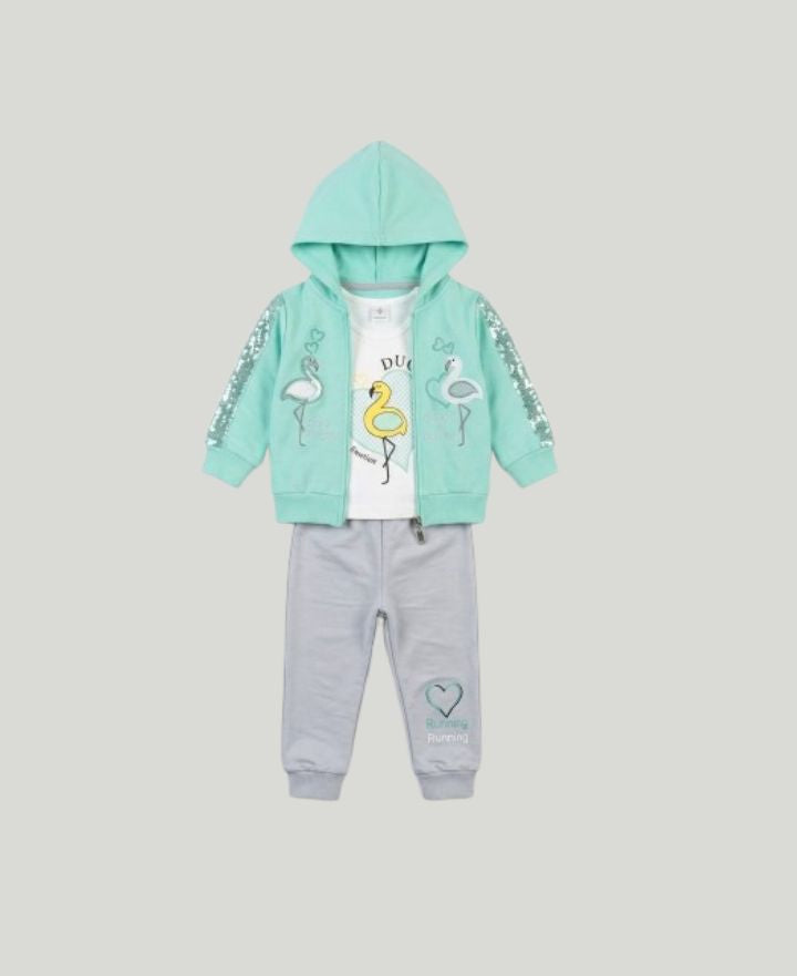 Toddlers Girls 3pcs Suits TD-0095