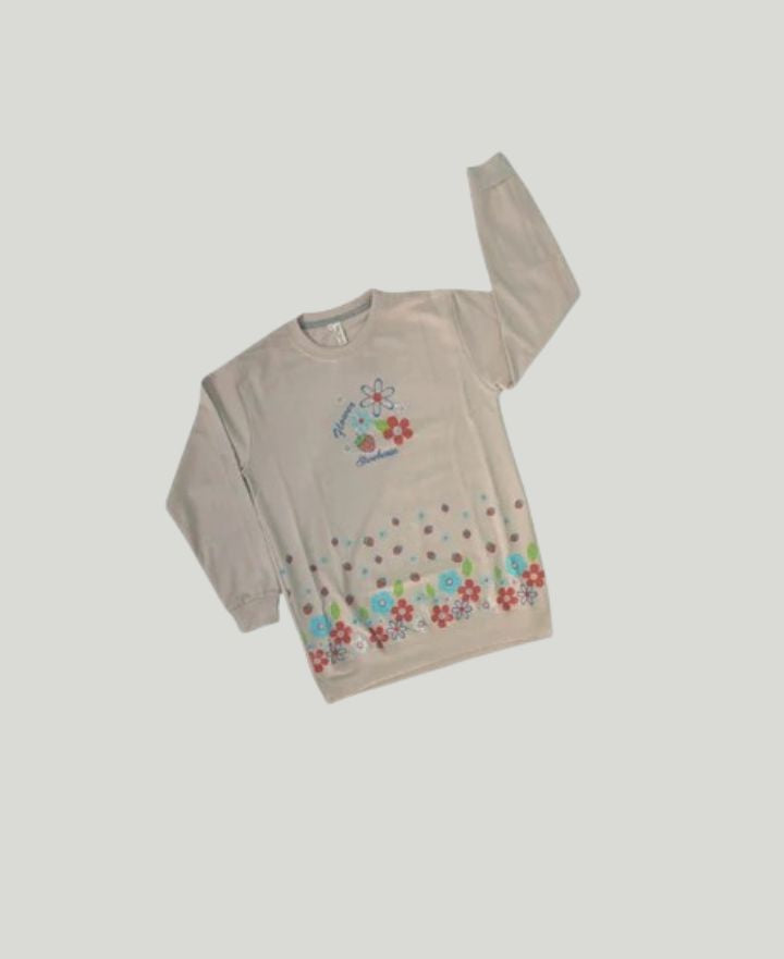 Girls Flower Sweatshirts TS-0124