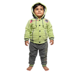 Toddlers Hoodie Buff Suit - TD-0221