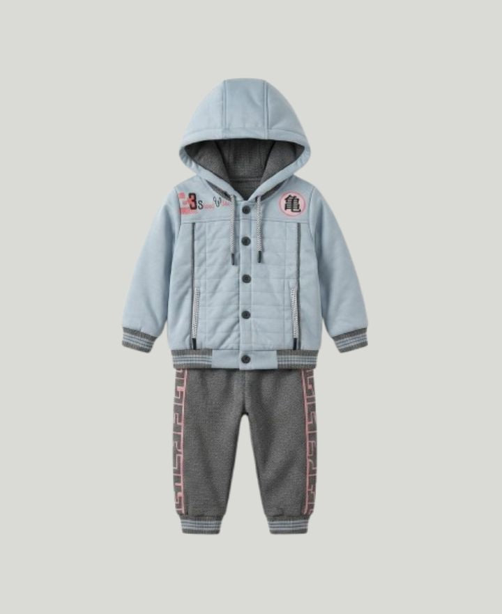 Toddlers Hoodie Buff Suits TD-0221
