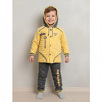 Toddlers Football Buff Hoodie Suit - TD-0287