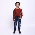 Toddlers and Infant Trendy Suits with Jeans - TD-0139