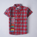 Boys Premium Quality Red Check Shirt – BS-0070