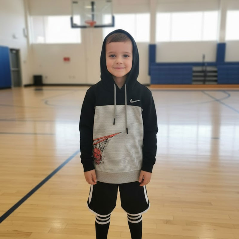 Kids Basketball Hoodies HD-0209