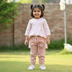 Girls Terry Trousers Heart Design – GT-0120