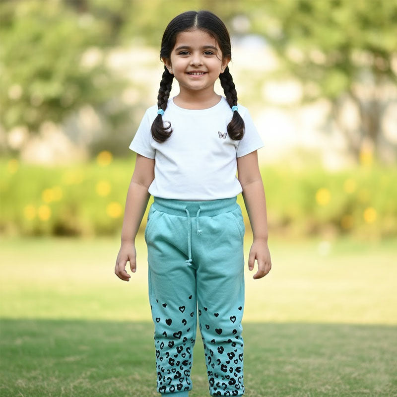 Girls Heart Trousers TR-0008