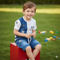 Toddlers T-Shirt & Denim Shorts Suit – TD-0121