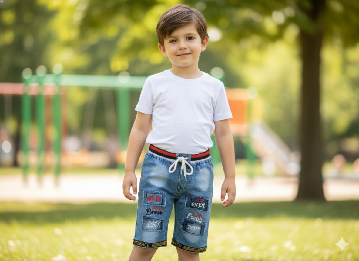 Boys Soft Denim Shorts – BS-0001