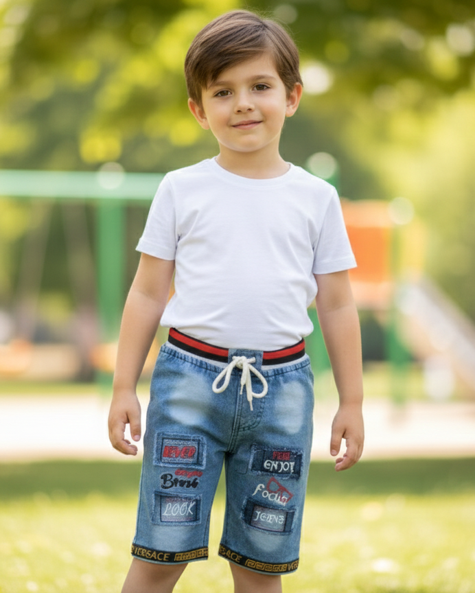 Boys Soft Denim Shorts SH-0001