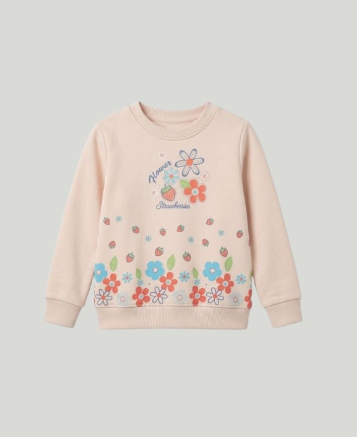 Girls Flower Sweatshirts TS-0124