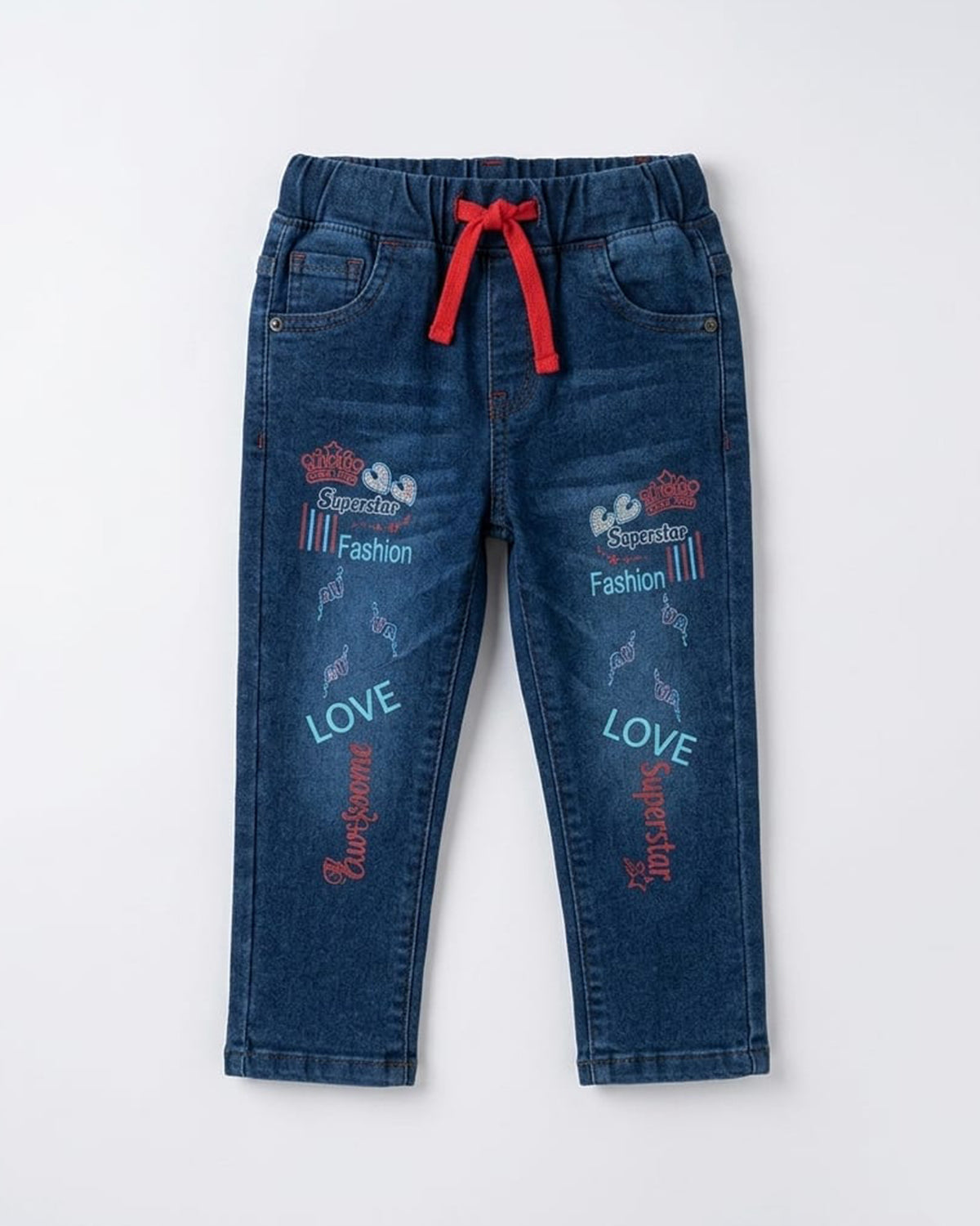 Girls Fashionable Jeans JN-0130