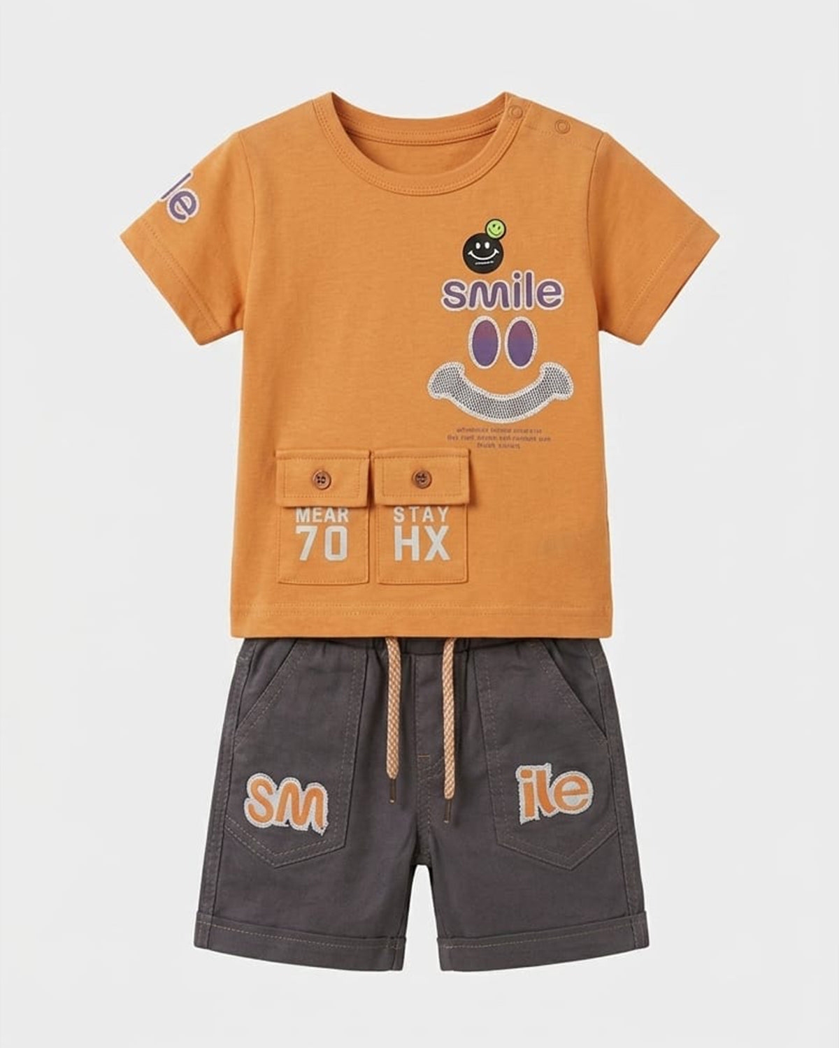 Toddlers Smiley Suits TD-0050